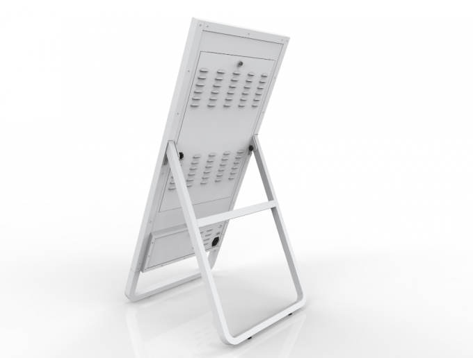 কাস্টার সহ TFT LCD ইন্টারেক্টিভ কিউ ম্যানেজমেন্ট কিয়স্ক 2